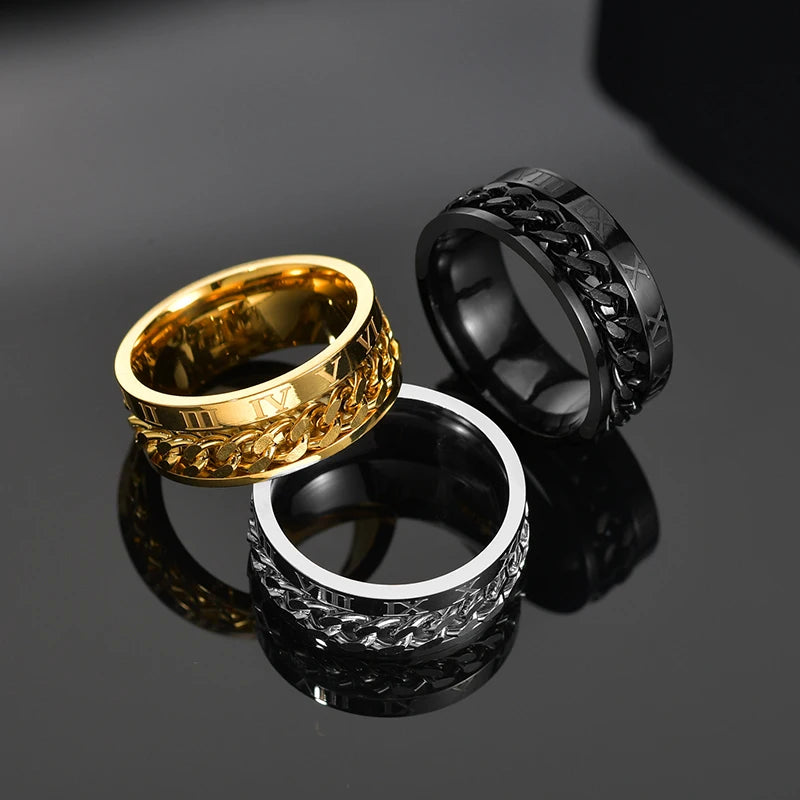 Stainless Steal Rotating rings