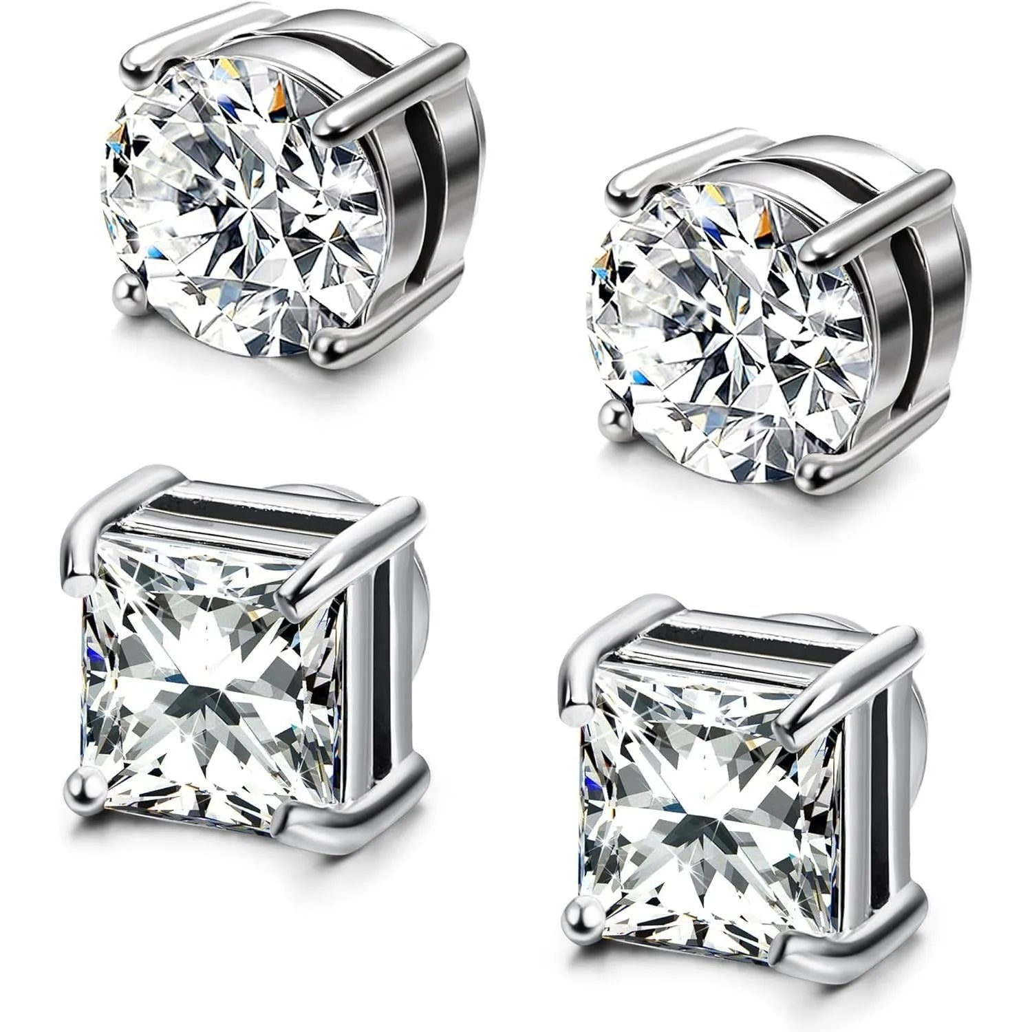 Magnetic Non-Piercing Stud Earings