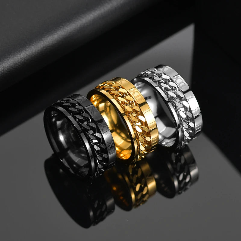 Stainless Steal Rotating rings